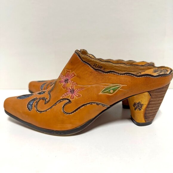 *RARE* Corkys Elite Leather Flame Mules - Picture 4 of 12
